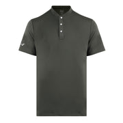 Statement Blade Collar Polo - Charcoal