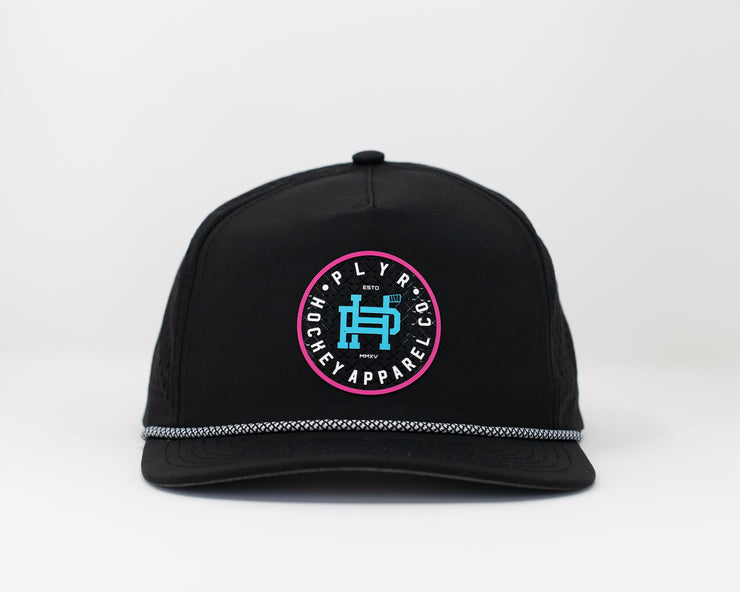 Neon Rope Snapback - Black