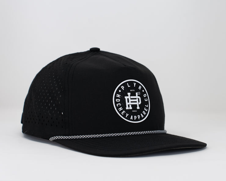 Center Ice Snapback - Black