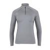 Women's Etiquette Quarter Zip - Heather Grey