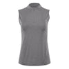 Sleeveless Polo - Charcoal