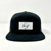 7 Panel Original PLYR Snapback - Black