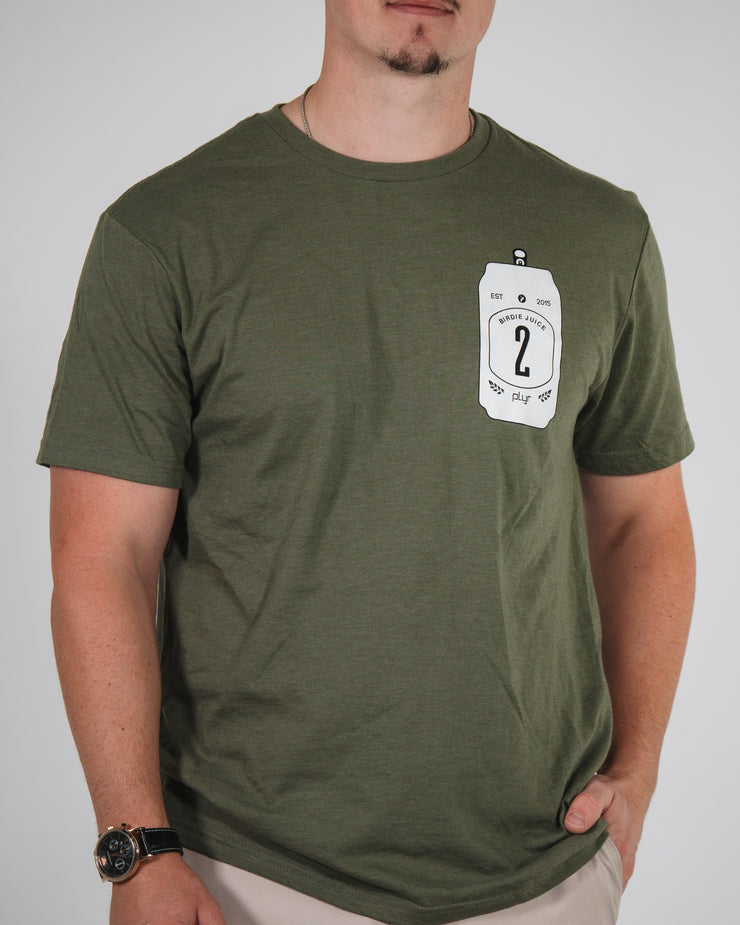 Birdie Juice T-Shirt - Army Green