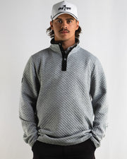 Stratus Button Up - Slate Grey